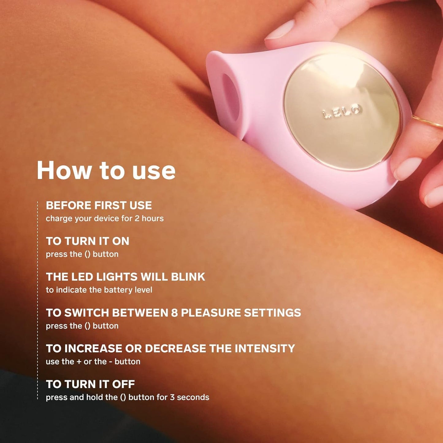LELO SILA Sonic Clit Sucker, Waterproof Vibrator, Adult Toys Vibrators Sex Toys for Women, Lilac - New Condition