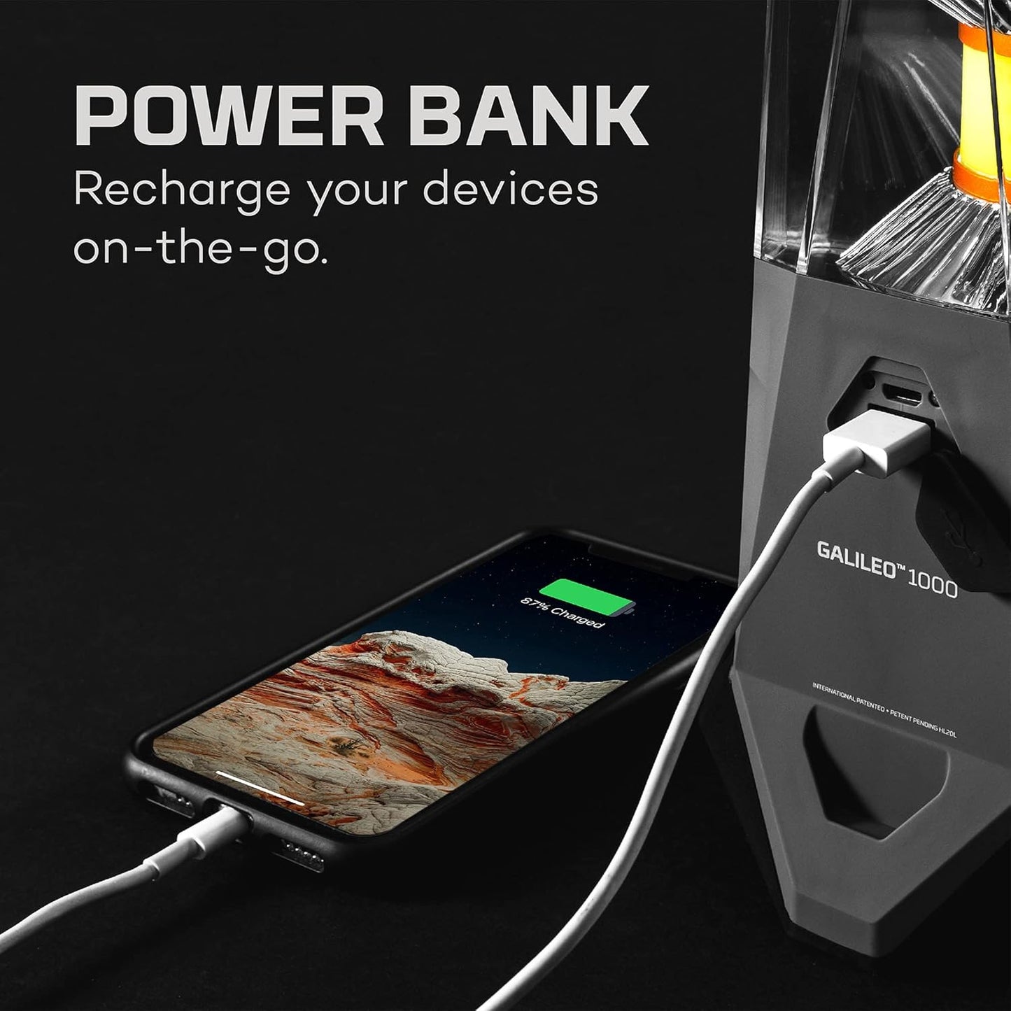 Nebo Galileo Flex Power 1000 Lumen Lantern and Powerbank - New Condition