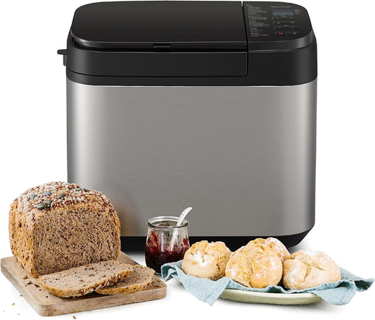 Panasonic Premium Automatic Bread Maker – Stainless Steel, 31 Programs, Yeast & Nut Dispenser - Good Condition