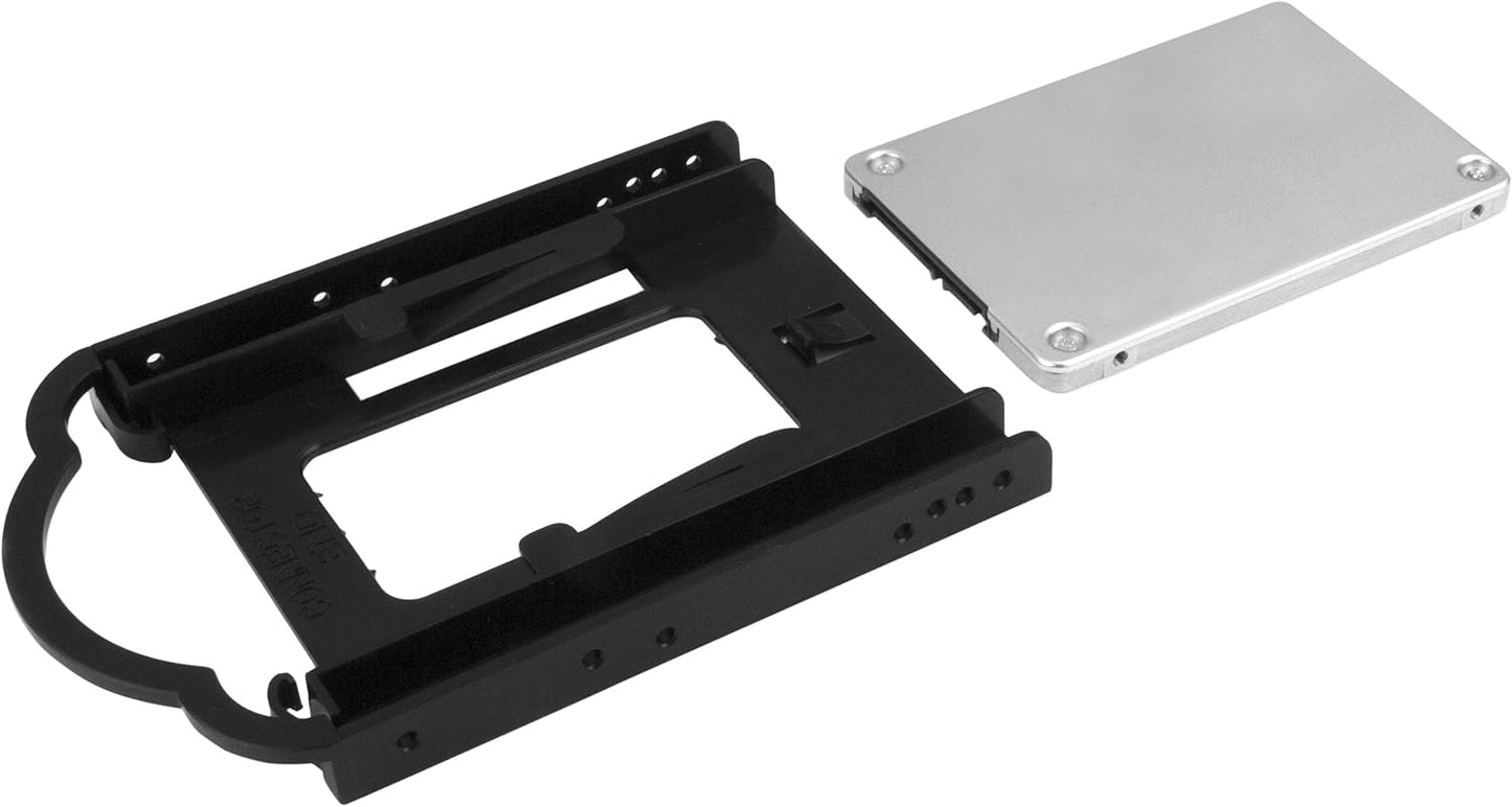 StarTech 2.5-Inch SSD/HDD Mounting Bracket for 3.5-Inch Drive Bay Pack of 5 - New Condition
