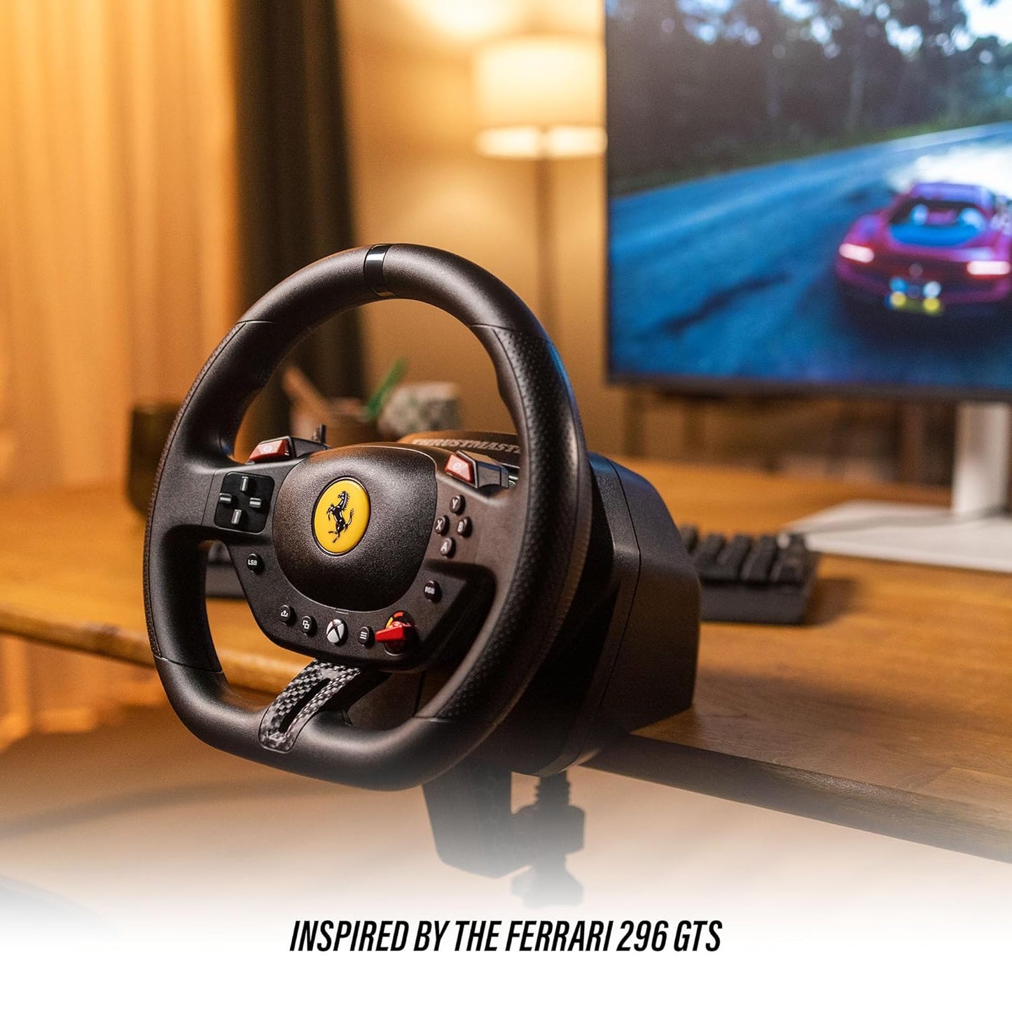 Thrustmaster T98 Ferrari 296 GTS, Racing Wheel for Xbox, PC - New Condition