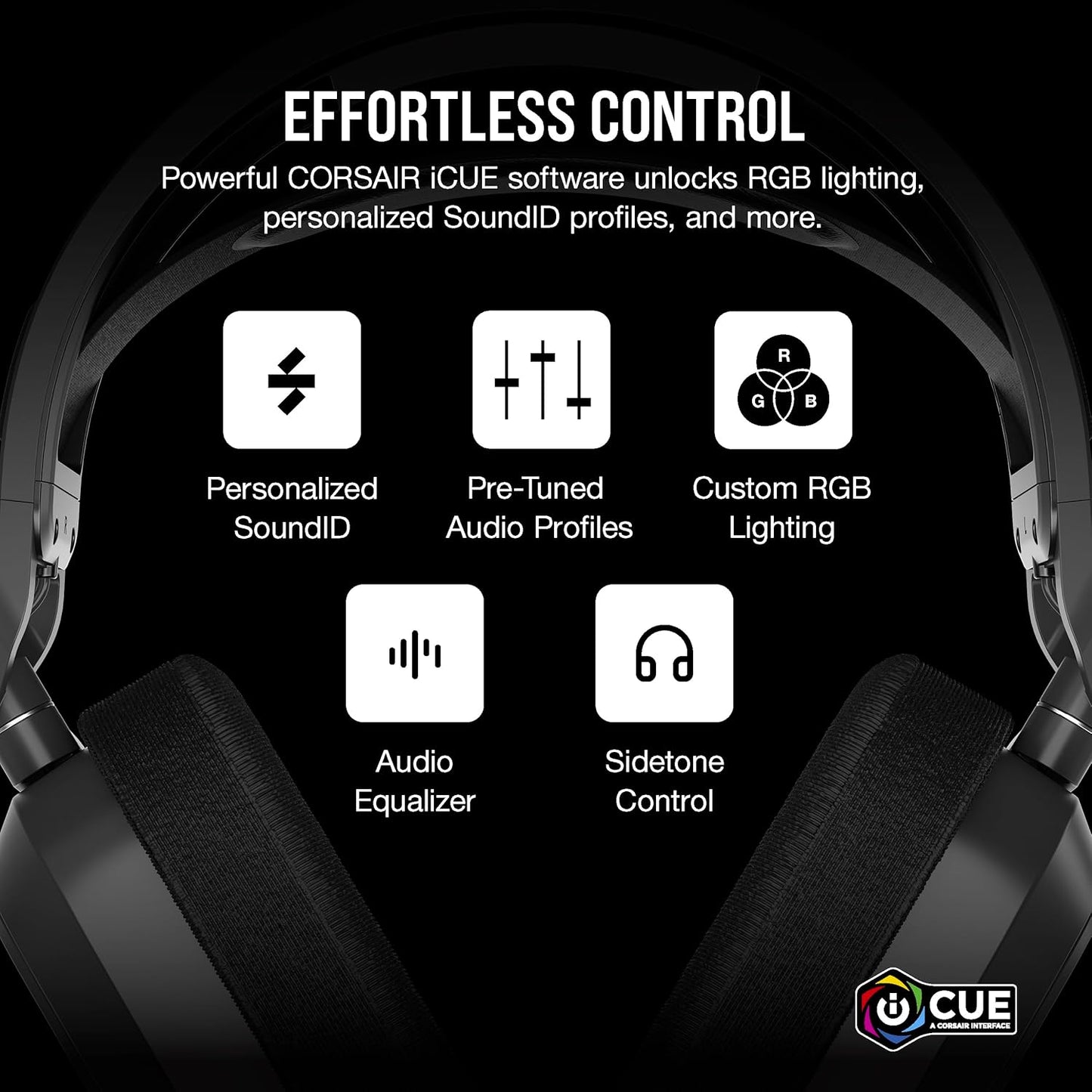Corsair HS80 MAX Wireless Gaming Headset with Bluetooth Steel Gray - Good Condition
