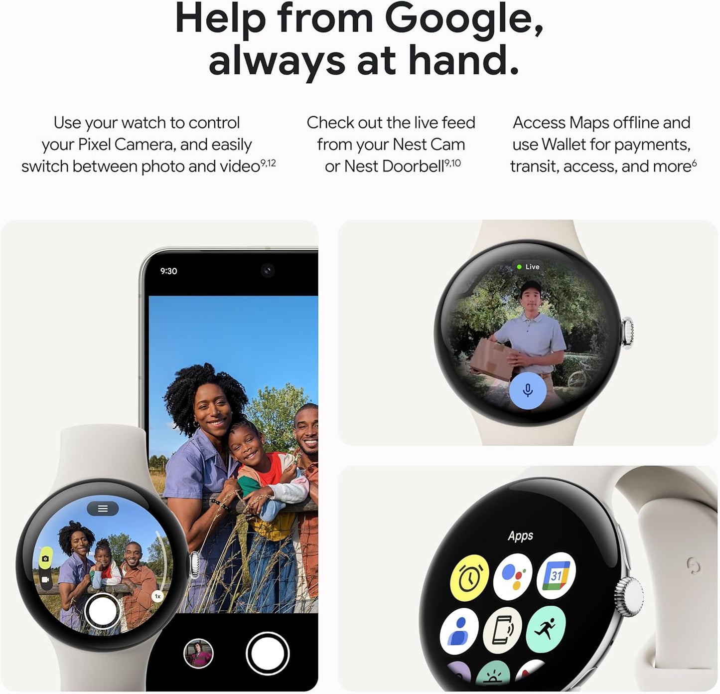 Google Pixel Watch 3 (41mm) 2024 Model - Android Smartwatch - New Condition