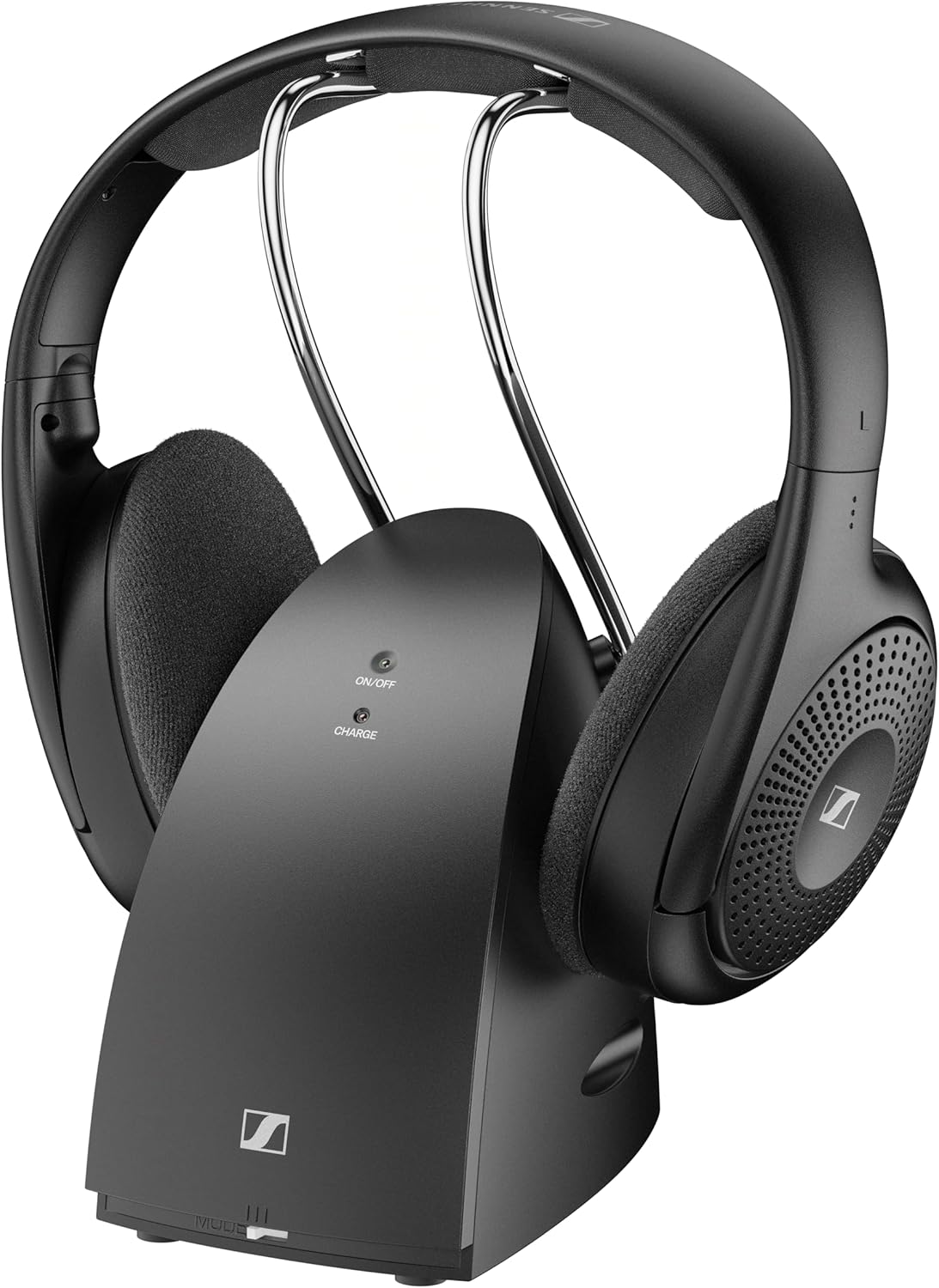 Sennheiser RS 120-W On-Ear Wireless Headphones, Black - Excellent Condition