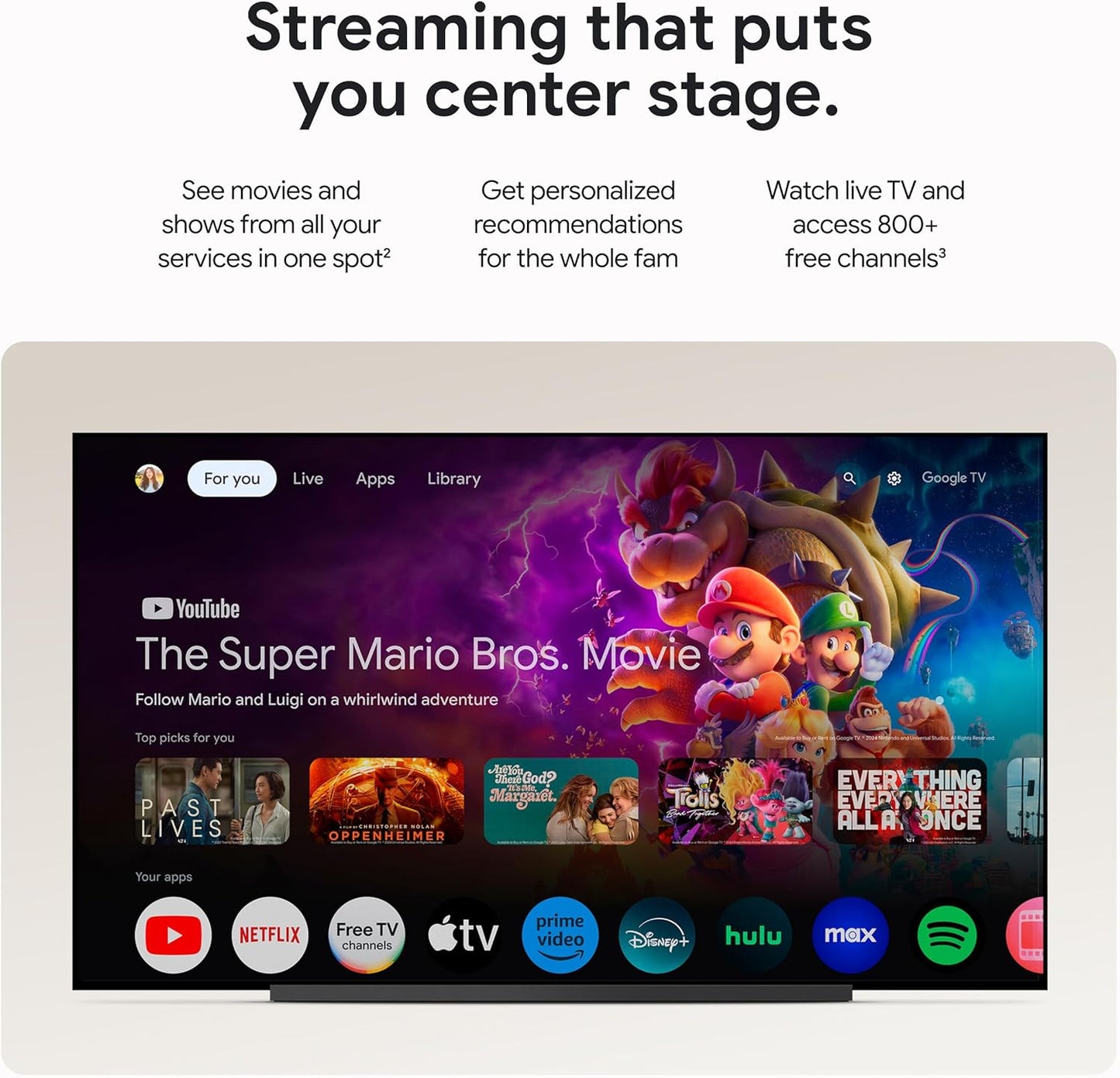 Google TV Streamer 4K (2024) – Porcelain - New Condition