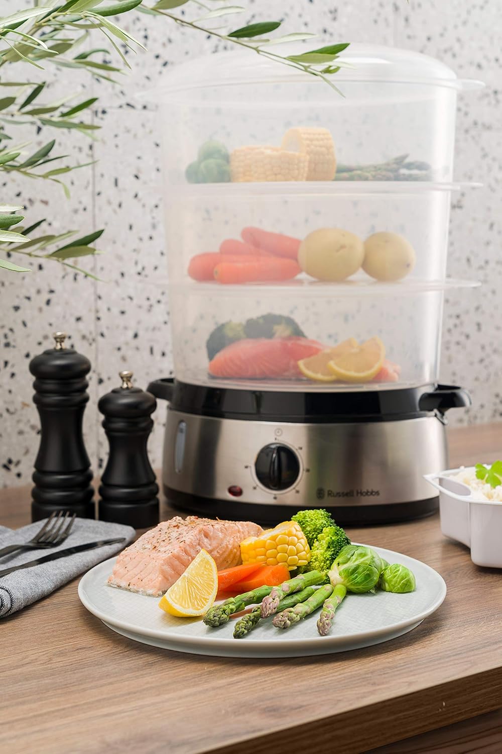 Russell Hobbs Cook@Home 9L Food Steamer - New Condition