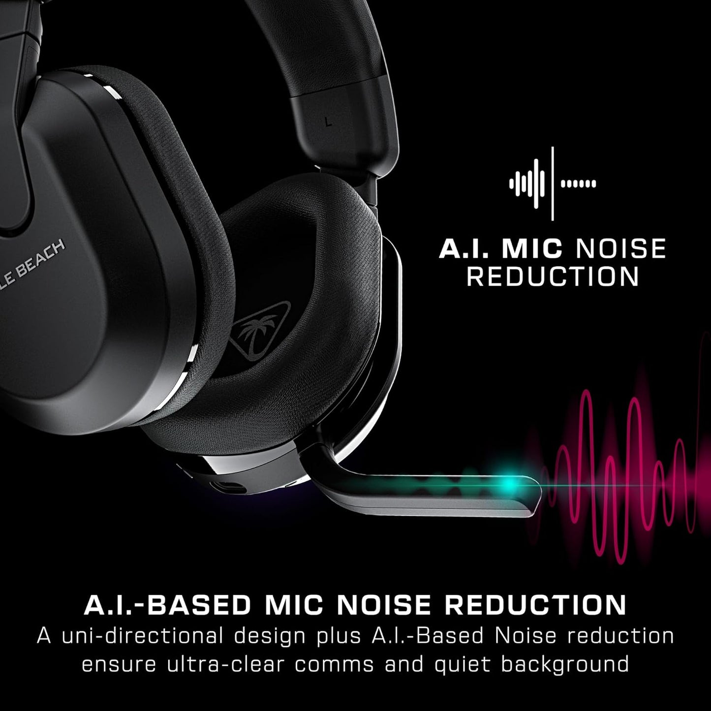 Turtle Beach Stealth 600 Wireless Multiplatform Gaming Headset – Black - New Condition