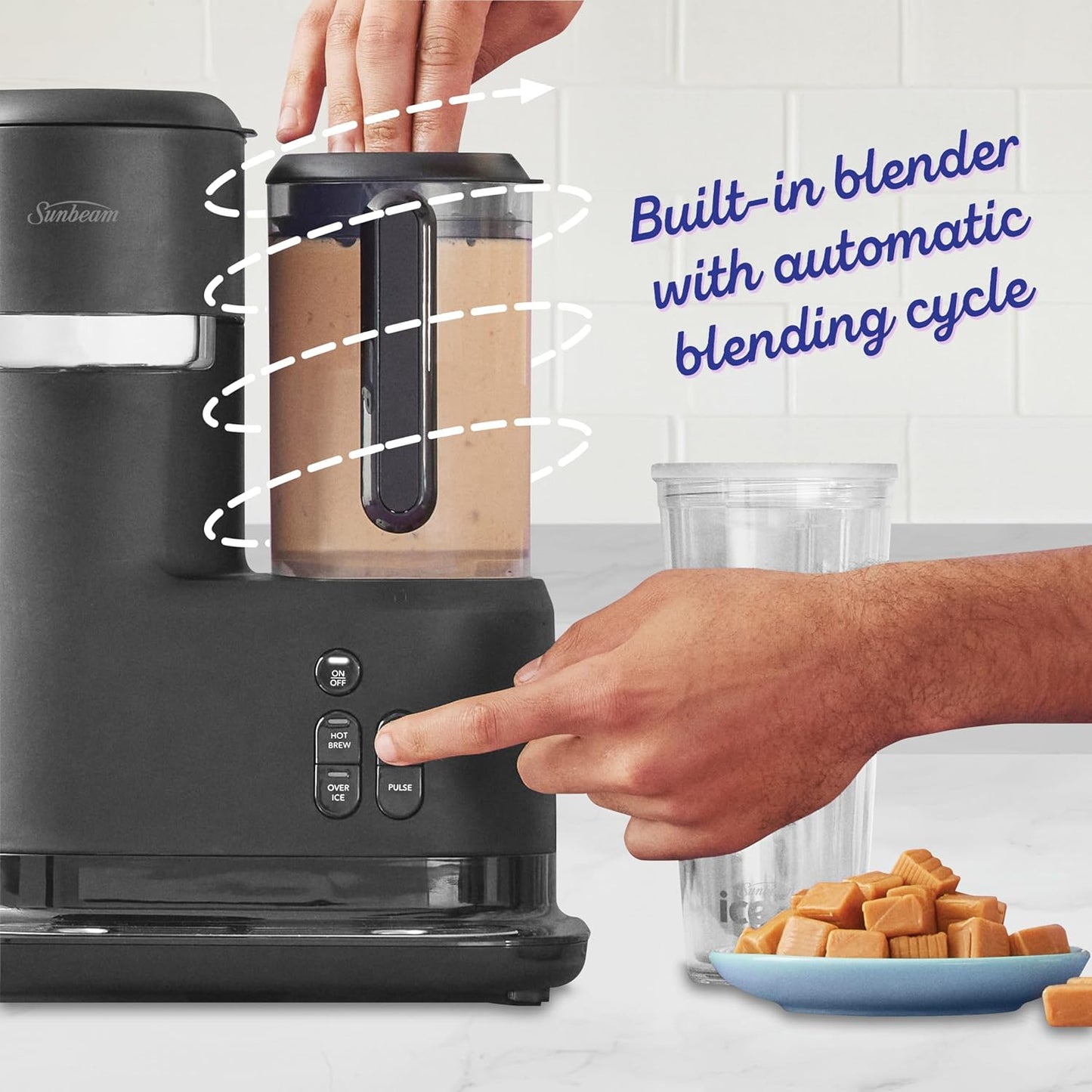 Sunbeam 3-in-1 Frappe Iced and Hot Coffee Maker with Blender - Excellent Condition