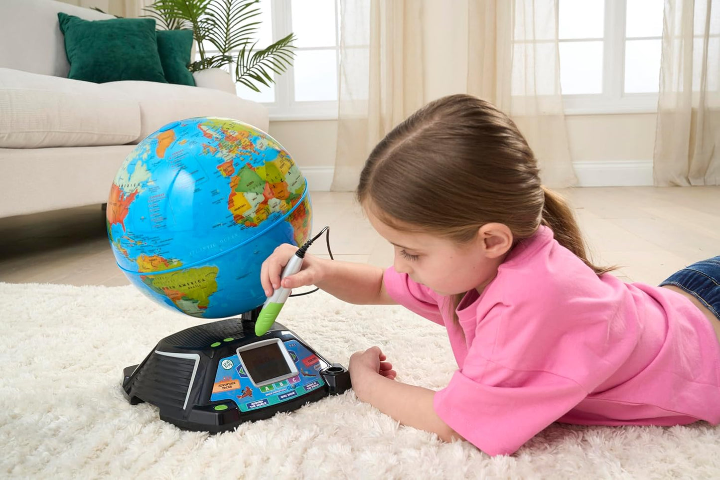 LeapFrog Magic Adventures Globe - Interactive Educational Children's Globe with LCD Screen - New Condition