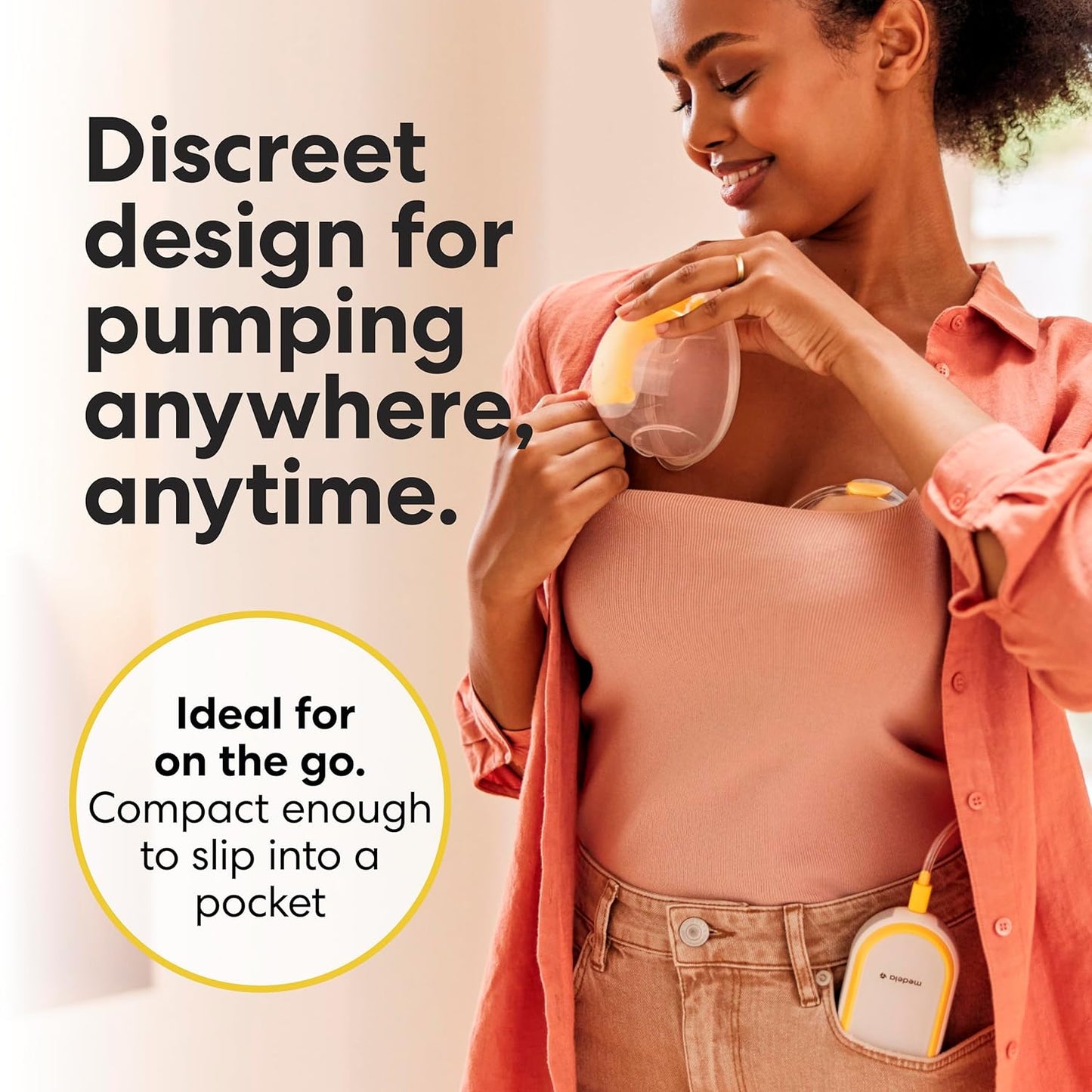 Medela Freestyle Hands-Free Double Electric Breast Pump with Wearable Cups - New Condition