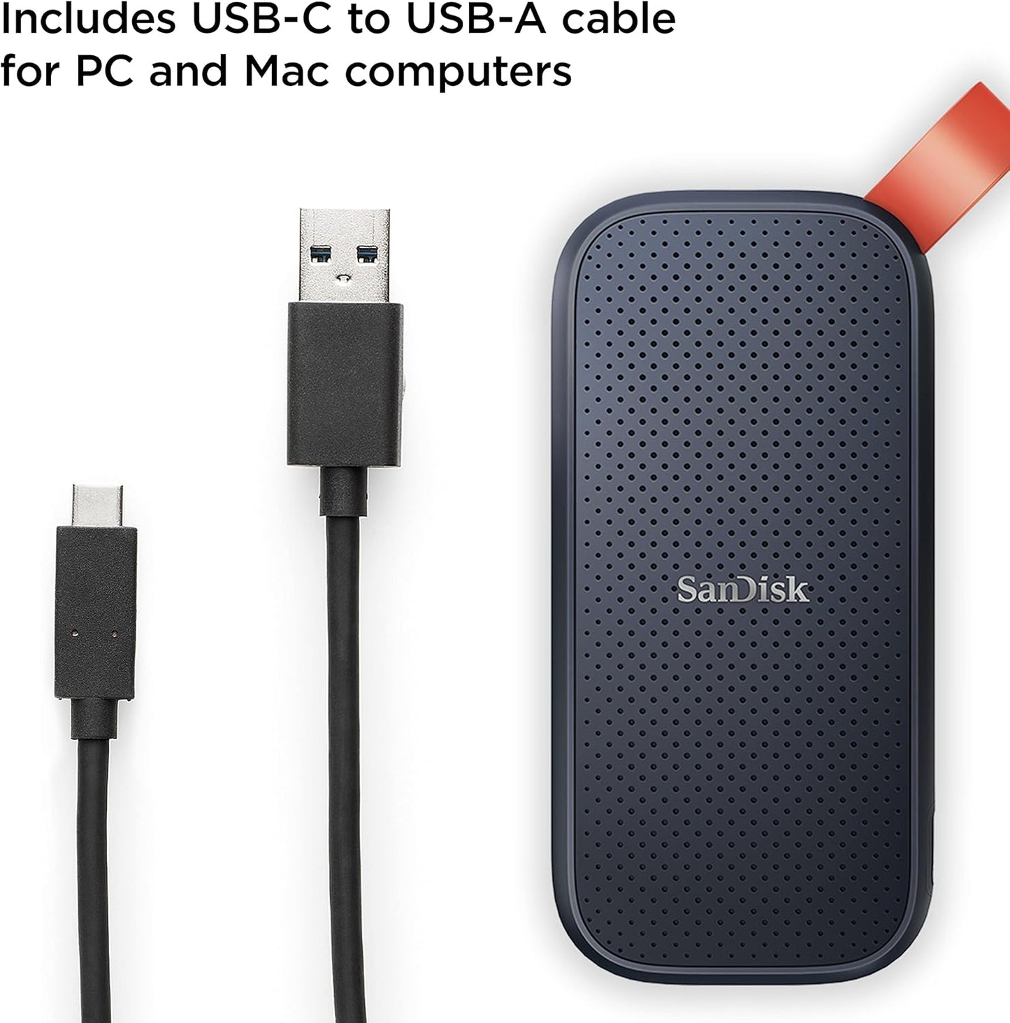 SanDisk 1TB Portable SSD USB-C 800MB/s USB 3.2 Gen 2 - Good Condition