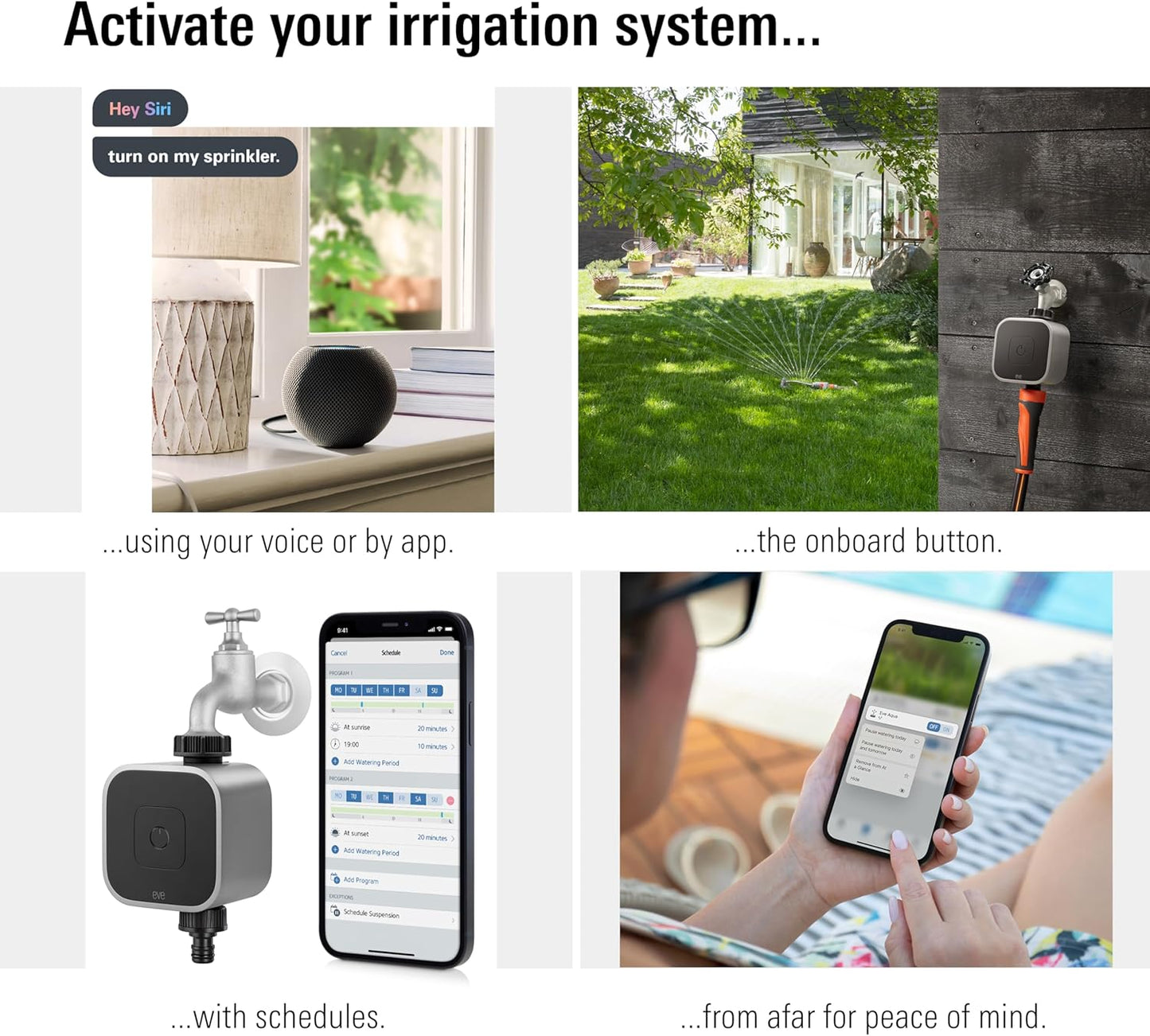 Eve Aqua – Smart Water Controller for Apple Home app or Siri - New Condition