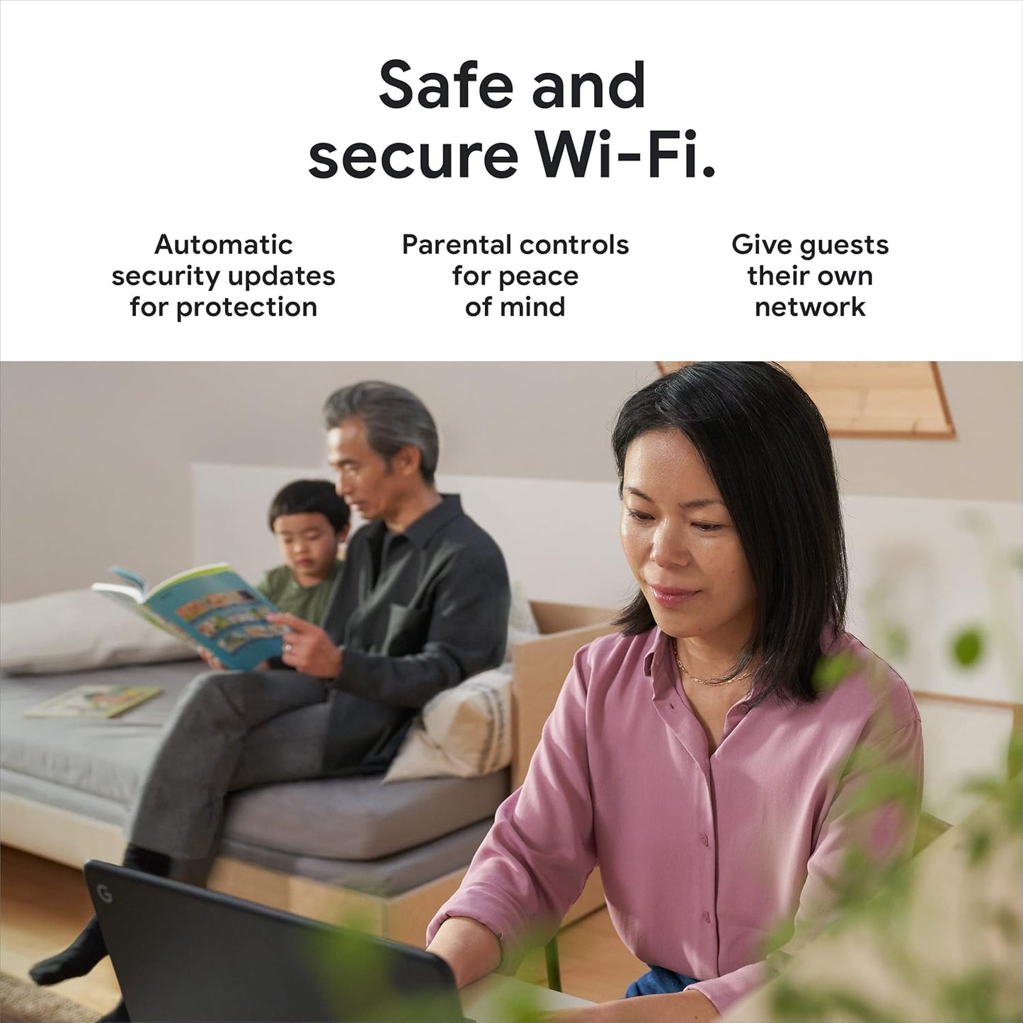 Google Nest WiFi Pro Mesh Wi-Fi 6E System – White 3 Pack - Excellent Condition