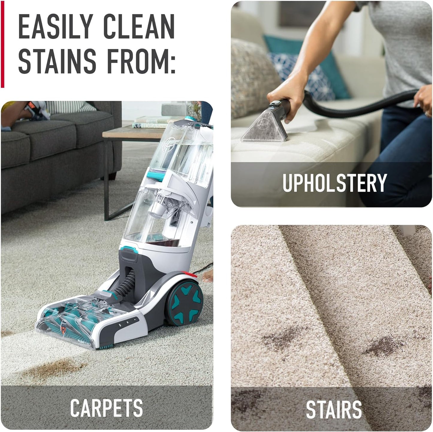 Hoover SmartWash+ Automatic Carpet Cleaner for Carpet & Upholstery - Excellent Condition
