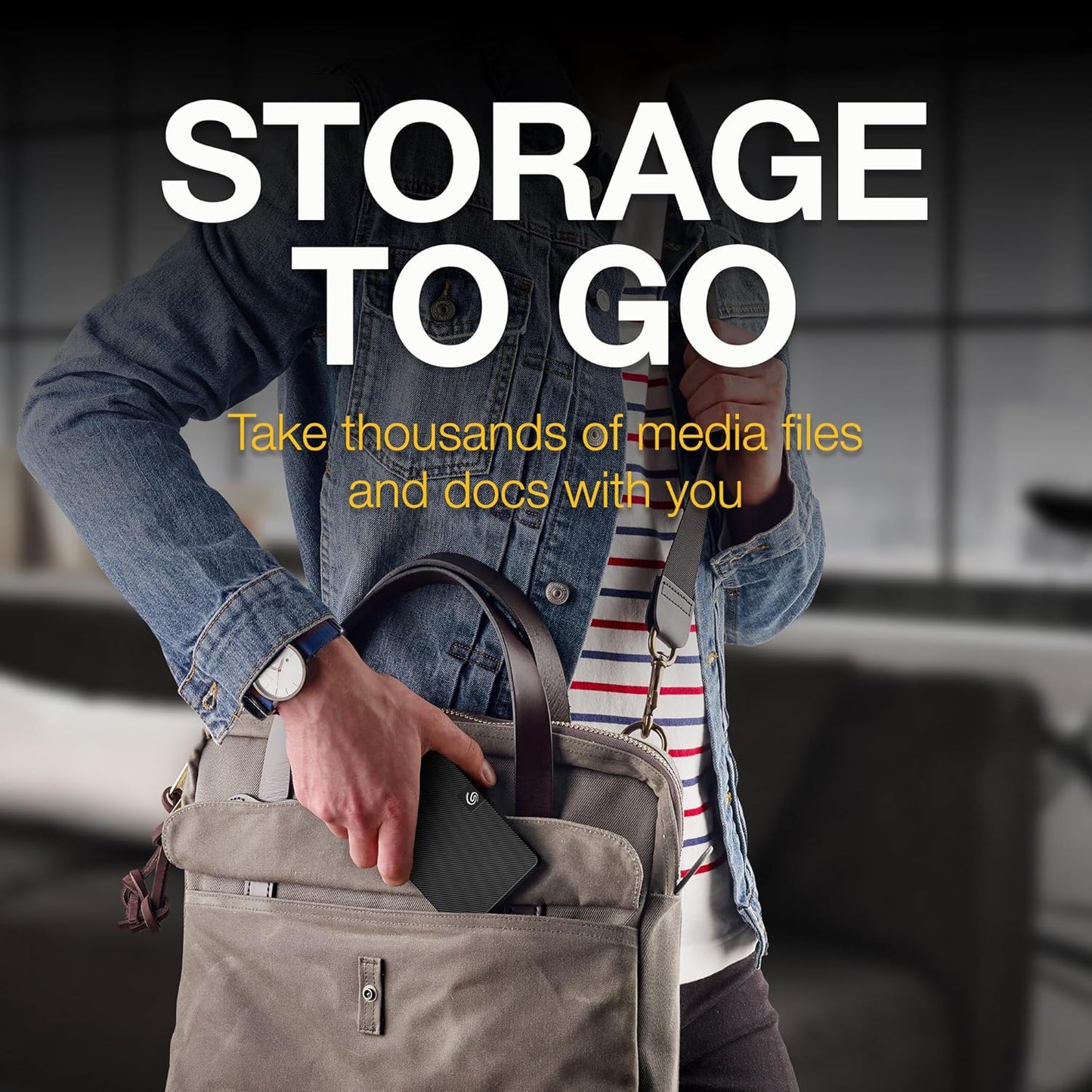 Seagate Expansion Portable, 2TB, External Hard Drive - New Condition