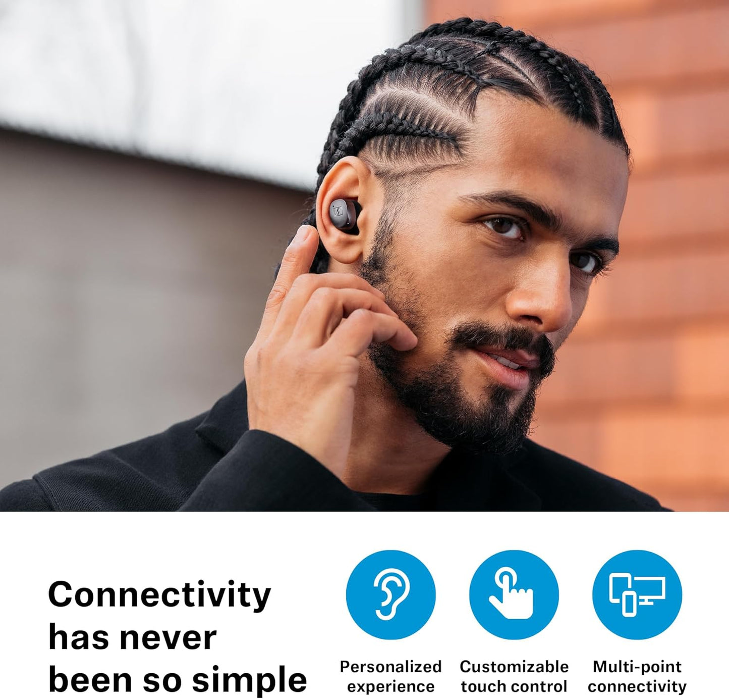 Sennheiser MOMENTUM True Wireless 4 Earbuds – Black Copper - Good Condition