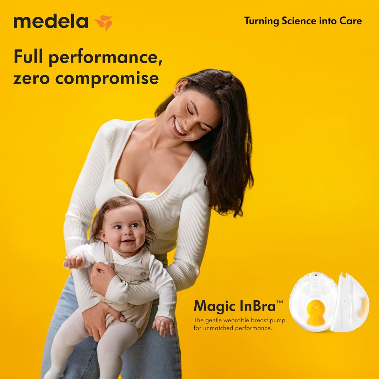 Medela Magic InBra Hands-Free Wearable Double Breast Pump - New Condition