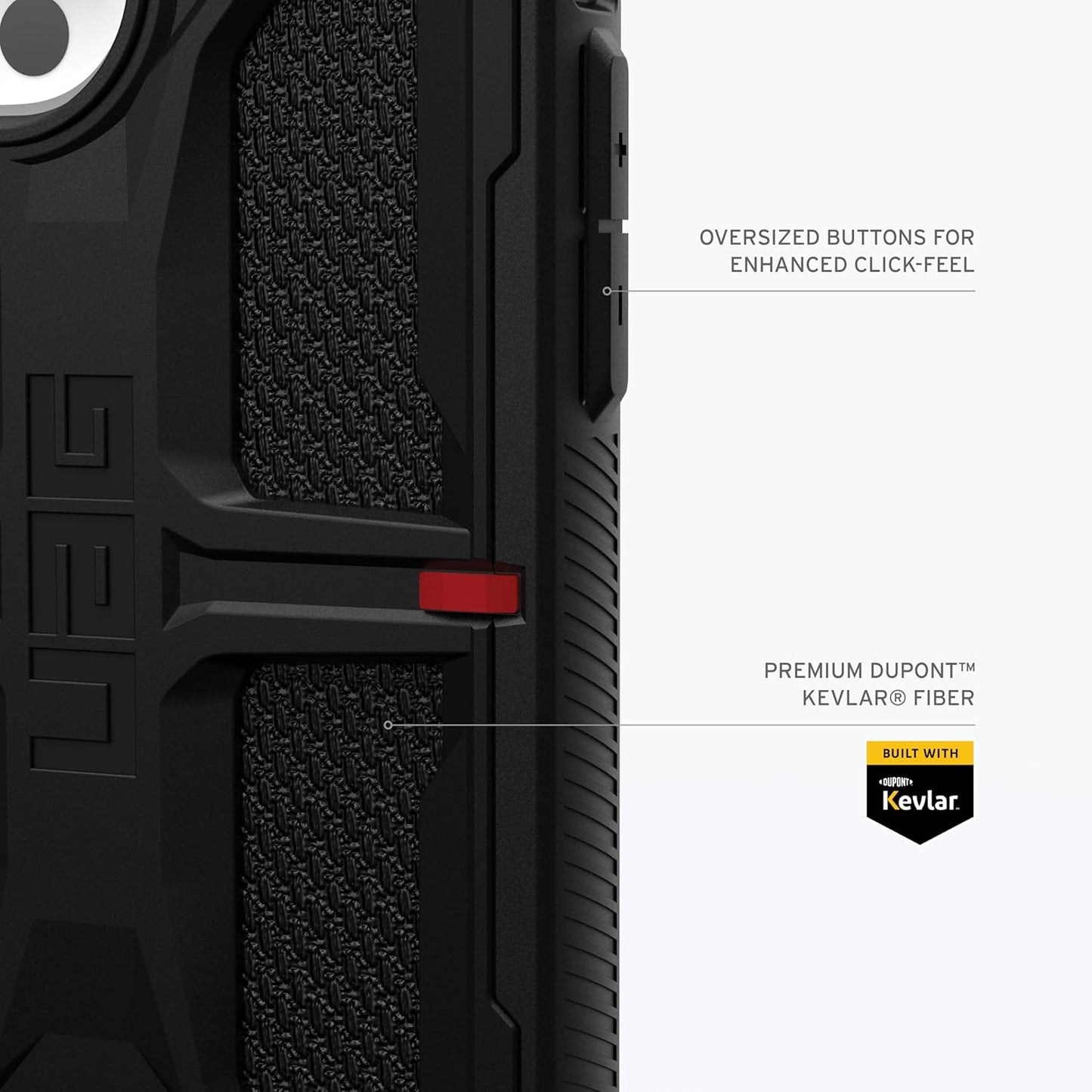 UAG Monarch Kevlar Case for iPhone Pro Max, Black - New Condition