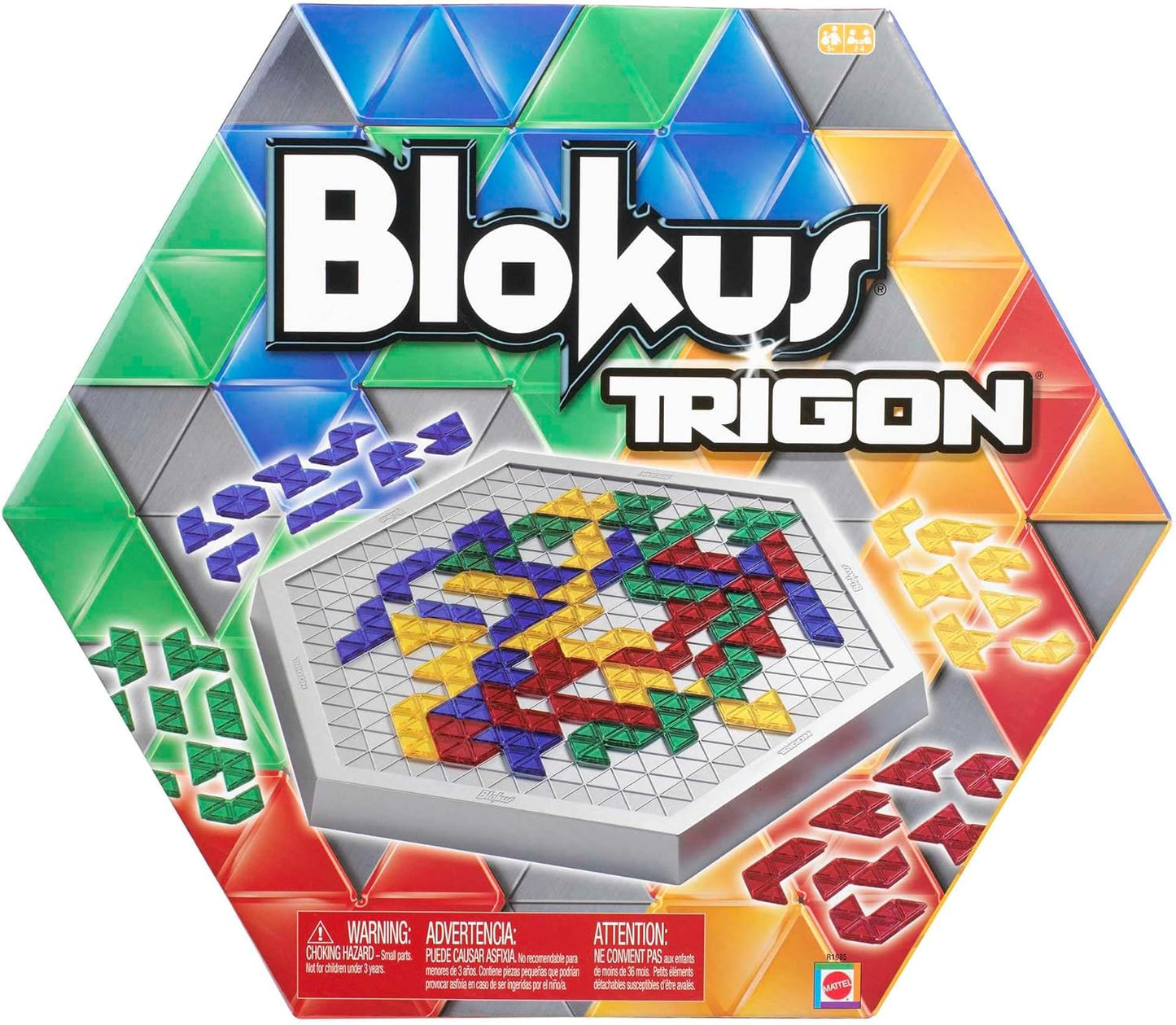Blokus Trigon Strategy Board Game – Family Game for Kids & Adults, Easy to Learn, Competitive Blocking Gameplay - New Condition