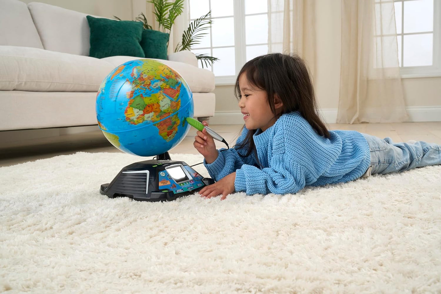 LeapFrog Magic Adventures Globe - Interactive Educational Children's Globe with LCD Screen - New Condition
