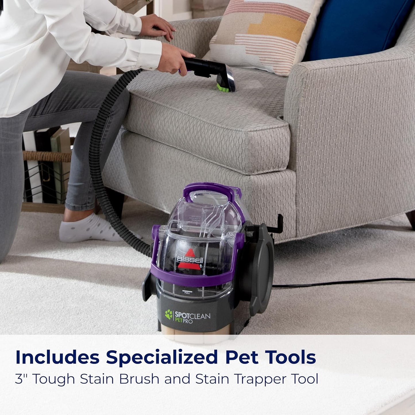 Bissell SpotClean Pet Pro Portable Carpet Cleaner - Good Condition