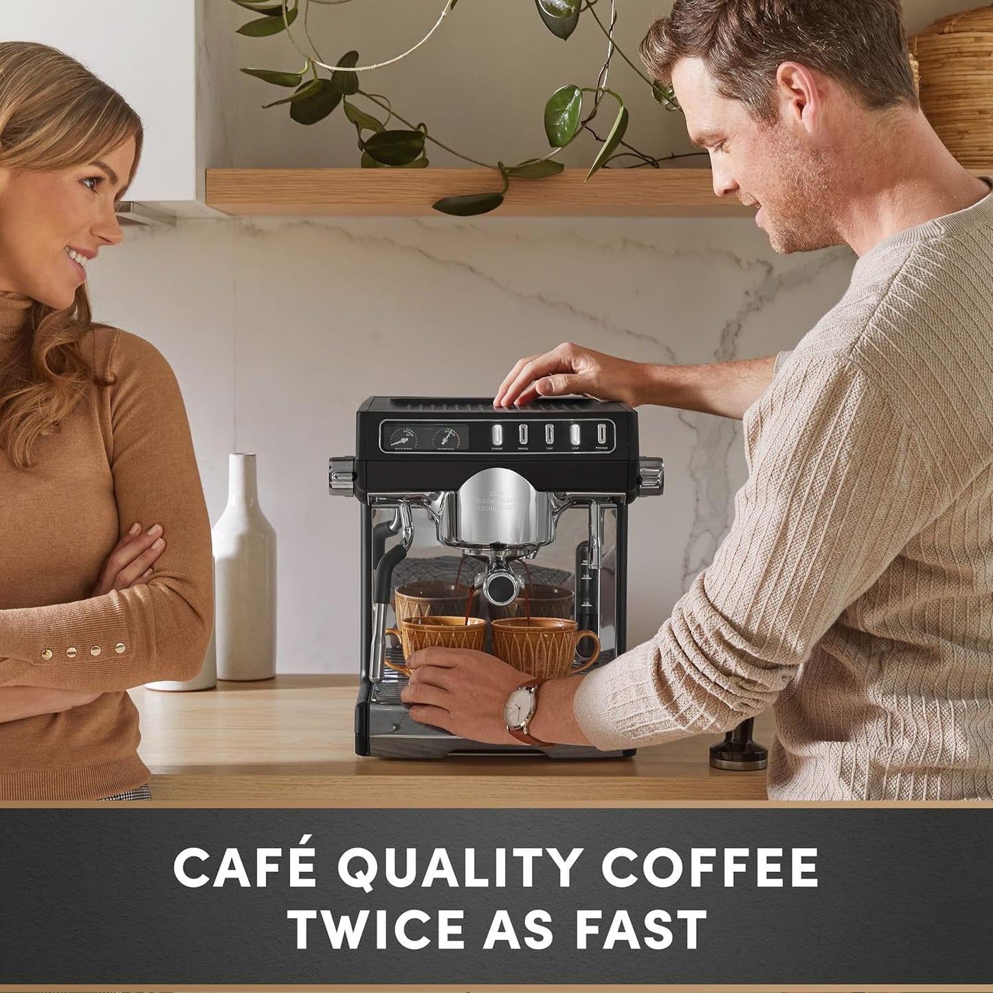 Sunbeam Café Series Duo Manual Espresso Coffee Machine - New Condition