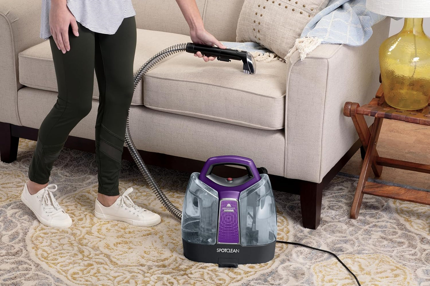 BISSELL SpotClean 36984 Portable Carpet & Upholstery Cleaner 330W - Good Condition