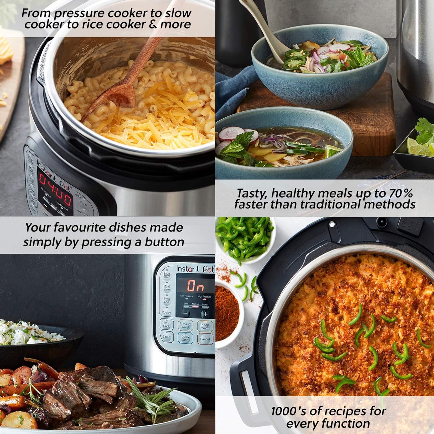 Instant Pot Duo Plus 9-in-1 Electric Pressure Cooker, 5.7L - Good Condition