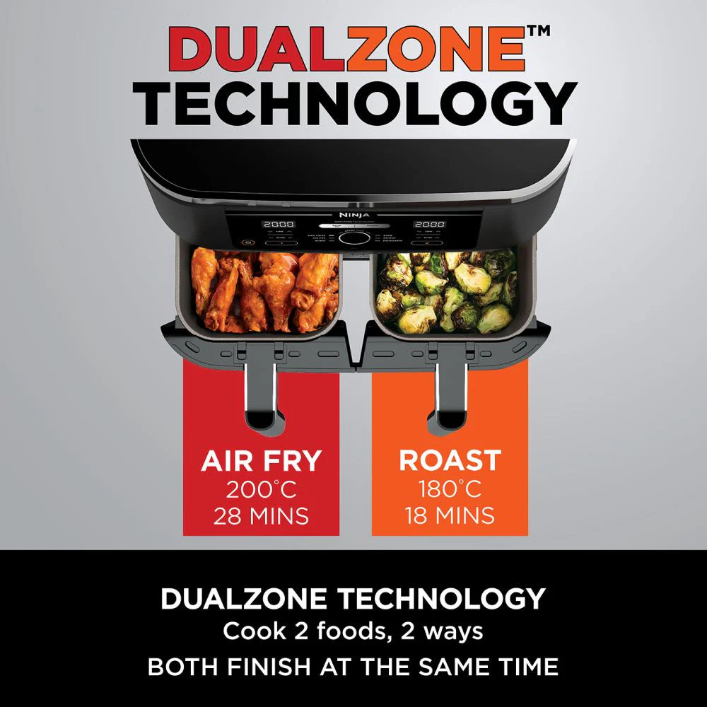 Ninja Foodi Max XXXL Dual Zone Air Fryer, 2 Basket Airfryer - New Condition