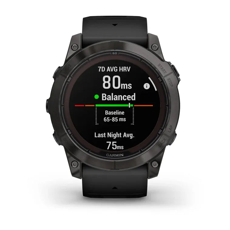 Garmin Fenix 7X Pro Sapphire Solar Carbon Gray DLC Titanium - Good Condition
