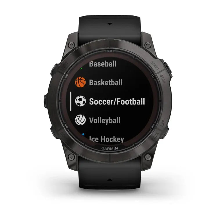 Garmin Fenix 7X Pro Sapphire Solar Carbon Gray DLC Titanium - Good Condition